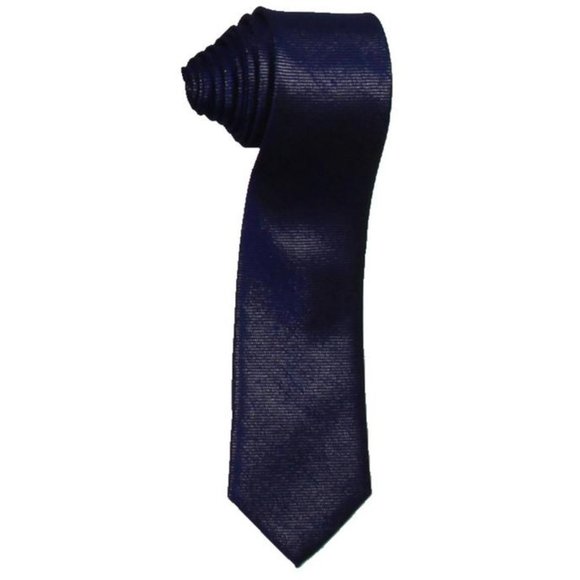 (5/$25‎ SALE ✅) VAN HEUSEN Mens Silk Blend Blue Metallic Traditional Neck Tie - Picture 4 of 6